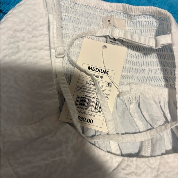 A New Day White Textured Sleeveless Dress – Size M – NWT - Picture 3 of 5